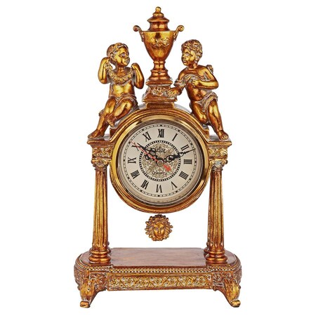 Design Toscano Arch of Aion God of Time Pendulum Mantel Clock KY5052